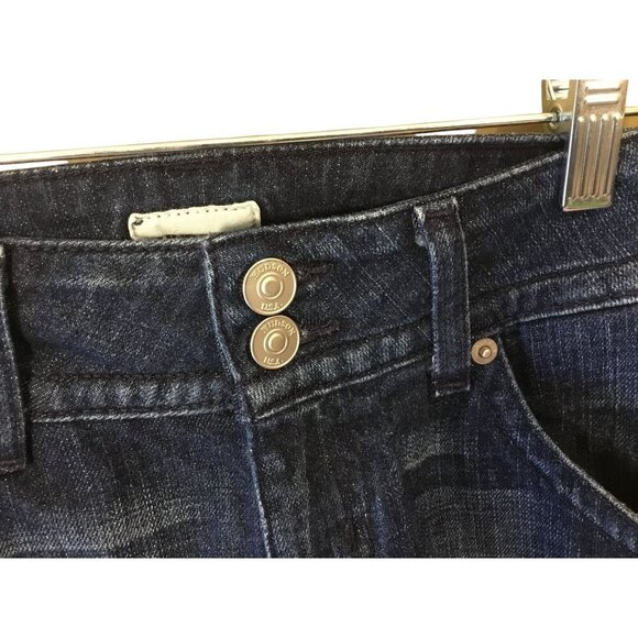 Ladies Hudson Signature Bootcut Low Rise 5-Pocket Jeans Washed Denim Size 26 - Picture 5 of 12